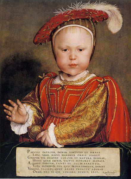 Hans holbein the younger Portrait of Edward VI as a Child oil painting picture